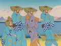 danses d Okesa Sado Japon 1952 japonais
